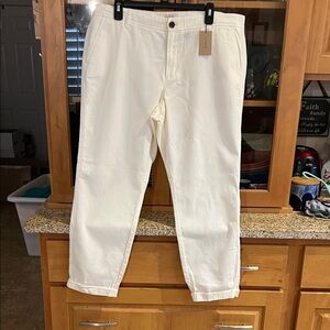 J. Crew women’s Cream Chinos